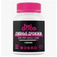 Пивные дрожжи FeelGOOD с биотином для взрослых собак крупных пород, 90 таб.