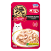 INABA CIAO влажный корм для кошек Yaki Katsuo Dinner Тунец Кацуо на гриле с морским гребешком и ширасу, 50 г