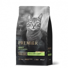 Premier Cat Lamb&Turkey ADULT сухой корм для кошек, индейка и ягненок