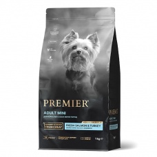 Premier Dog Salmon&Turkey ADULT Mini сухой корм для собак мелких пород, индейка и лосось