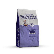 Buddy Sol сухой корм для собак с чувствительным пищеварением, индейка