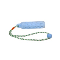 Homepet игрушка для собак грейфер с канатом, голубой