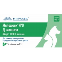 Функциональное лакомство Милоджик Уро Д-маноза 30 таб.