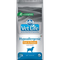 Farmina Vet Life Сухой корм для собак Hypoallergenic, рыба с картофелем