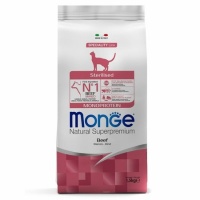 Monge Cat Monoprotein Sterilised Beef корм для стерилизованных кошек с говядиной 1,5 кг