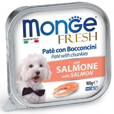 Monge Dog Fresh консервы для собак лосось 100г