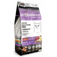 Probalance корм сухой Gourmet Diet для кошек с говядиной и ягненком