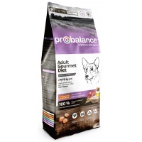 Probalance корм сухой Gourrmet diet Adult для собак c говядиной и кроликом, 15кг
