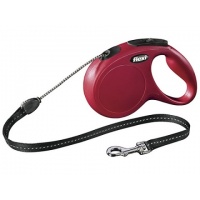 FLEXI New Classic S Cord 5 m Поводок-рулетка, тросс, красный, до 12кг
