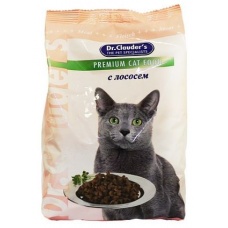 Dr. Cluader's cухой корм с ЛОСОСЕМ для кошек, 400 г