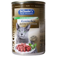 Dr. Cluader's Rabbit консервы с кроликом, 415 г