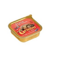 GEMON паштет с рыбой дори и лососем для кошек, 100 г