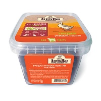 AlpenHof Лакомство грудка утиная нежная для собак 450 г