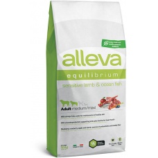 Сухой корм для взрослых собак средних и крупных пород Alleva Equilibrium Sensitive Lamb & Ocean Fish Medium/Maxi