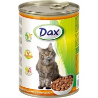 Dax консервы с домашней птицей для кошек, 415 г