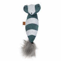 EBI Игрушка для кошек мягкая с кошачьей мятой "Rocco", бирюзовая, 40x11см