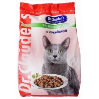 Cухой корм для кошек с говядиной, уп. 400 гр.