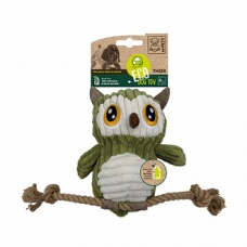 M-Pets Игрушка сова с канатом мягкая 30 см
