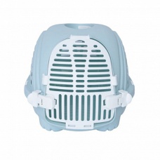 M-Pets Контейнер-Переноска серо/белый 52x40x32 см
