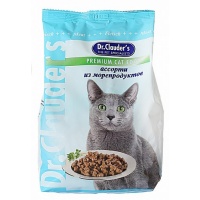 Cухой корм для кошек ассорти из морепродуктов, уп. 400 гр.