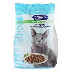 Cухой корм для кошек ассорти из морепродуктов, уп. 400 гр.