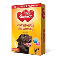 МультиЛакомки витаминиз. лакомство для собак Активный питомец 100 таб
