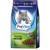 PreVital сухой корм для стерилизованных кошек с птицей, уп. 1,6 кг