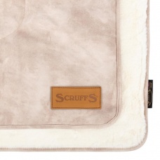 SCRUFFS Одеяло для животных "Kensington", экозамша, бежевое, 110х72,5см