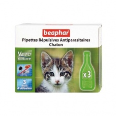 Беафар БИО капли от блох для котят, 3пип./уп.
