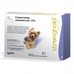 Стронгхолд, 12% 30 мг для собак 2.,6-5 кг, 3 пип.