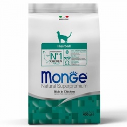 Monge НАБОР АКЦИЯ 1+1 Cat Hairball корм для кошек для выведения шерсти 400г