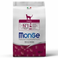 Monge НАБОР АКЦИЯ 1+1 Cat Indoor корм для домашних кошек 400г