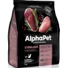 AlphaPet сухой корм для стерилизованных кошек и котов, утка и индейка