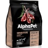 AlphaPet сухой корм для взр. собак мел. пород с чувствительным пищеварением с Ягненком и рисом