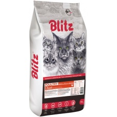 Blitz Classic сухой корм для кошек Домашняя птица