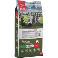 Blitz Holistic Light&Fit корм б/зерн. для собак склонных к лишнему весу Индейка и Лосось