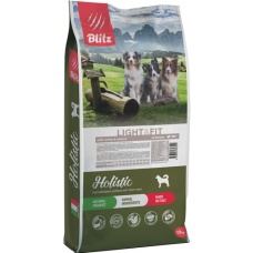 Blitz Holistic Light&Fit корм б/зерн. для собак склонных к лишнему весу Индейка и Лосось