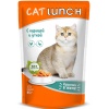 Cat Lunch пауч для кошек кусочки в желе Курица и Утка