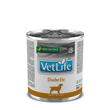 Farmina VET LIFE NATURAL DIET DOG DIABETIC паштет диета для собак при диабете, 300 г