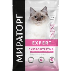 Мираторг Expert сухой корм для кошек бережная забота о пищеварении с Курицей