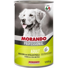 Morando Professional консервы для собак с кусочками Телятины и горохом