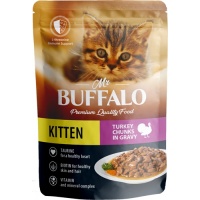 Mr.Buffalo KITTEN пауч.для котят Индейка на пару в соусе
