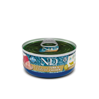 Farmina N&D CAT NATURAL влажный корм для кошек тунец с курицей, 70 г