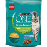 Purina One Природа Здоровья сухой корм для кошек, курица