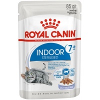Royal Canin Indoor Sterilised 7+ пауч для домашних стерил. кошек кусочки в желе