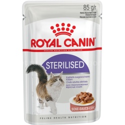 Royal Canin Sterilised пауч для стерил. кошек кусочки в соусе Мясо