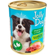 Зоогурман Jolly Dog консервы для собак Индейка с уткой