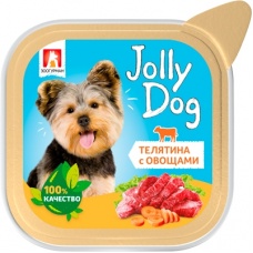 Зоогурман Jolly Dog консервы для собак Телятина с овощами