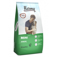 Karmy Mini Junior сухой корм для щенков мелких пород c индейкой, 10 кг